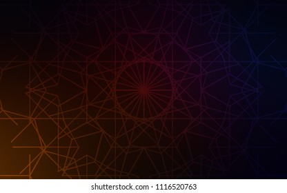 Dark Red vector natural elegant artwork. Colorful abstract illustration with lines drawn by child in Asian style. The elegant pattern can be used as a part of a brand book.