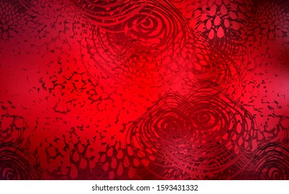 Dark Red vector natural elegant pattern. Colorful abstract illustration with flowers in doodle style. The elegant pattern can be used as a part of a brand book.