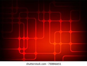 Dark Red vector natural elegant pattern. Colorful illustration in abstract style with doodles and Zen tangles. Hand painted design for web, leaflet, textile.
