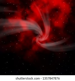 Dark Red vector pattern with abstract stars. Decorative illustration with stars on abstract template. Pattern for new year ad, booklets.