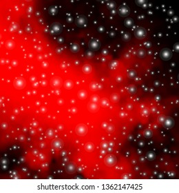 Dark Red vector pattern with abstract stars. Colorful illustration in abstract style with gradient stars. Pattern for websites, landing pages.