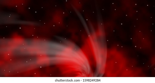 Dark Red vector pattern with abstract stars. Modern geometric abstract illustration with stars. Pattern for websites, landing pages.