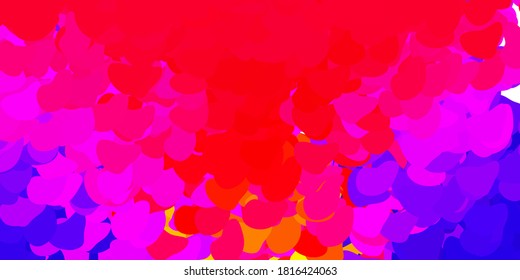 Dark red vector pattern with abstract shapes. Illustration with colorful shapes in abstract style. Simple illustration for your web site.