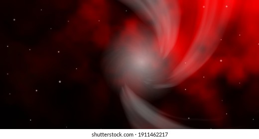 Dark Red vector pattern with abstract stars. Colorful illustration with abstract gradient stars. Best design for your ad, poster, banner.
