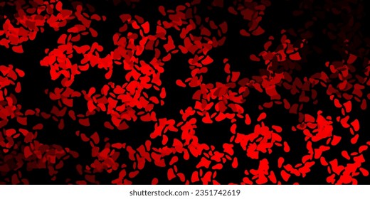 Dark red vector pattern with abstract shapes. Colorful illustration with simple gradient shapes. Background for cell phones.