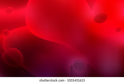 Dark Red vector pattern with bent ribbons. Geometric illustration in memphis style with gradient.  New composition for your brand book.