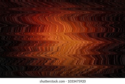 Dark Red vector pattern with bent ribbons. Blurred geometric sample with gradient bubbles.  A completely new template for your business design.