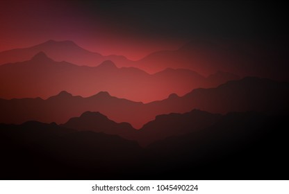 Dark Red vector pattern with bent ribbons. Modern gradient abstract illustration with bandy lines. A new texture for your  ad, booklets, leaflets.