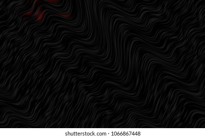 Dark Red vector pattern with bent lines. An elegant bright illustration with gradient. Marble design for your web site.