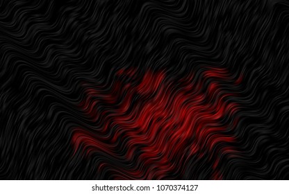 Dark Red vector pattern with bent lines. A completely new color illustration in marble style. Marble style for your business design.