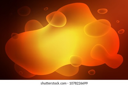 Dark Red vector pattern with bent lines. Colorful abstract illustration with gradient lines. The elegant pattern for brand book.