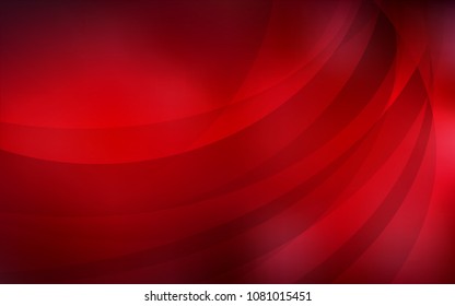 Dark Red vector pattern with bent ribbons. Shining crooked illustration in marble style. Marble design for your web site.