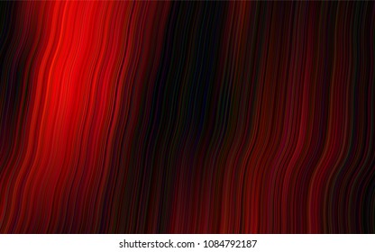 Dark Red vector pattern with bent ribbons. Shining crooked illustration in marble style. A completely new template for your business design.