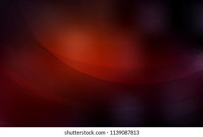 Dark Red vector pattern with bent ribbons. Geometric illustration in marble style with gradient.  Brand-new design for your ads, poster, banner.