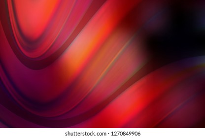 Dark Red vector pattern with bent lines. Colorful illustration in abstract marble style with gradient. A completely new memphis design for your business.