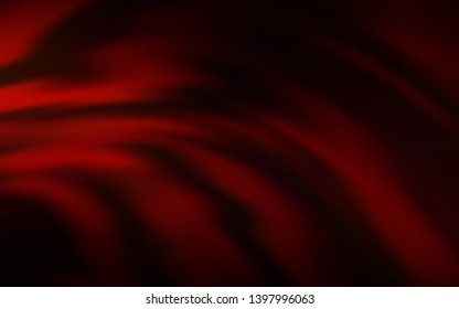 Dark Red vector pattern with bent lines. Geometric illustration in abstract style with gradient.  Pattern for your business design.