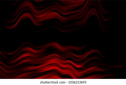 Dark Red vector pattern with bubble shapes. Blurred geometric sample with gradient bubbles.  Textured wave pattern for backgrounds.
