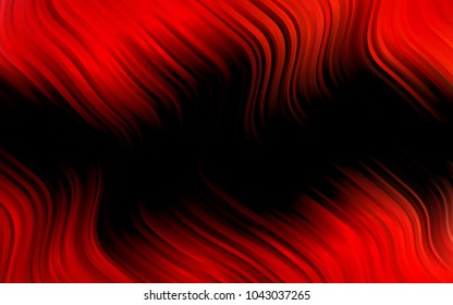 Dark Red vector pattern with bubble shapes. Blurred geometric sample with gradient bubbles.  A new texture for your  ad, booklets, leaflets.