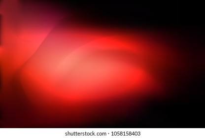 Dark Red vector pattern with bubble shapes. An elegant bright illustration with gradient. A completely new template for your business design.