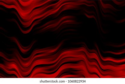 Dark Red vector pattern with bubble shapes. A vague circumflex abstract illustration with gradient. A completely new template for your business design.