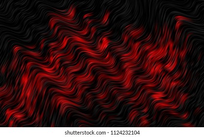 Dark Red vector pattern with bubble shapes. Colorful abstract illustration with gradient lines. Brand-new design for your ads, poster, banner.