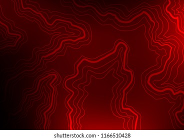 Dark Red vector pattern with bubble shapes. Shining illustration, which consist of blurred lines, circles. A completely new marble design for your business.