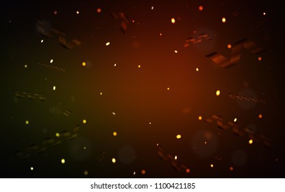 Dark Red vector pattern with christmas ribbons. Beautiful colored illustration with ribbon in celebration style. Beautiful design for your business advert of anniversary.