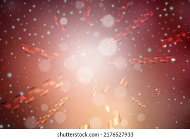 Dark Red vector pattern in Christmas style. Simple gradient illustration with Christmas attributes. Pattern for booklets, leaflets of education.