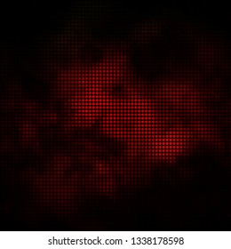 Dark Red vector pattern with circles. Abstract illustration with colorful spots in nature style. Pattern for wallpapers, curtains.