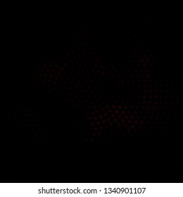 Dark Red vector pattern with circles. Abstract decorative design in gradient style with bubbles. Design for posters, banners.