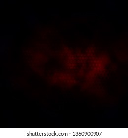 Dark Red vector pattern with circles. Colorful illustration with gradient dots in nature style. Pattern for websites, landing pages.