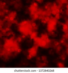 Dark Red vector pattern with circles. Glitter abstract illustration with colorful drops. New template for your brand book.