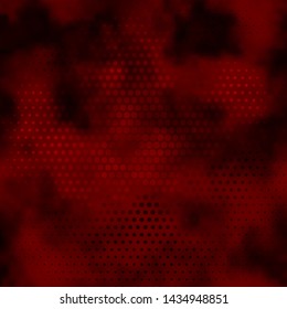 Dark Red vector pattern with circles. Abstract colorful disks on simple gradient background. Pattern for wallpapers, curtains.