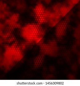 Dark Red vector pattern with circles. Abstract colorful disks on simple gradient background. Pattern for booklets, leaflets.