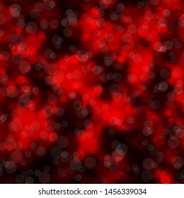 Dark Red vector pattern with circles. Modern abstract illustration with colorful circle shapes. Design for your commercials.
