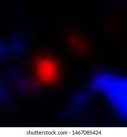 Dark Red vector pattern with circles. Colorful illustration with gradient dots in nature style. Design for your commercials.