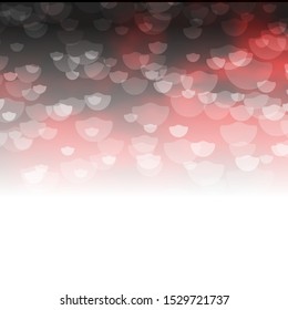 Dark Red vector pattern with circles. Abstract illustration with colorful spots in nature style. Design for your commercials.