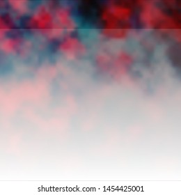 Dark Red vector pattern with clouds. Illustration in abstract style with gradient clouds. Colorful pattern for appdesign.