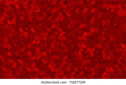 Dark Red vector pattern with colored spheres. Geometric sample of repeating circles on white background in halftone style.
