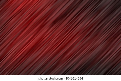 Dark Red vector pattern with curved circles. Blurred geometric sample with gradient bubbles.  The template for cell phone backgrounds.
