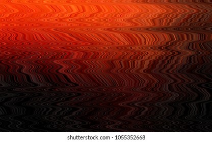 Dark Red vector pattern with curved circles. Creative illustration in halftone marble style with gradient. The best blurred design for your business.