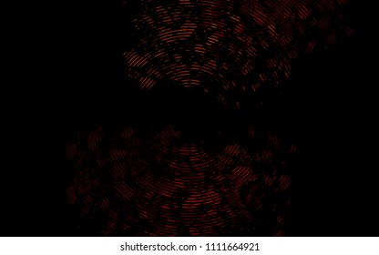 Dark Red vector pattern with curved circles. Creative illustration in halftone marble style with gradient. A new texture for your  ad, booklets, leaflets.