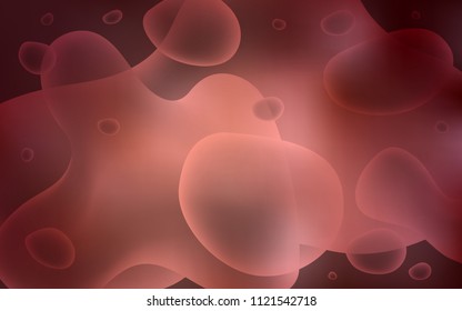 Dark Red vector pattern with curved circles. Modern gradient abstract illustration with bandy lines. A completely new memphis design for your business.