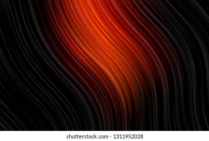 Dark Red vector pattern with curved circles. Brand new colored illustration in marble style with gradient. Marble design for your web site.