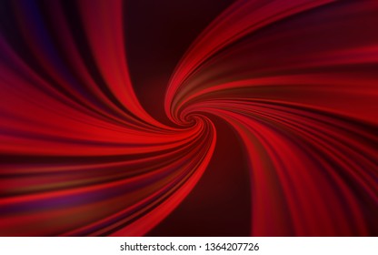 Dark Red vector pattern with curved lines. A sample with colorful lines, shapes. A completely new design for your business.