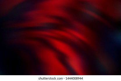 Dark Red vector pattern with curved lines. Colorful illustration in simple style with gradient. Abstract style for your business design.