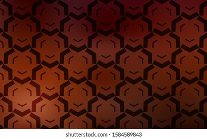 Dark Red vector pattern with curved lines. A shining illustration, which consists of curved lines. Pattern for your business design.