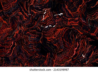 Dunkelrotes Vektormuster mit geschwungenen Linien. Brandneue farbige Illustration im gebogenen Stil. Abstraktes Design für Ihre Website.