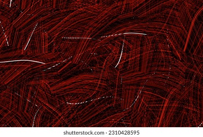 Dark Red vector pattern with curved lines. Smart illustration in abstract style with gradient lines.  Background for cell phone screens.