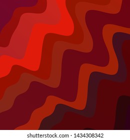 Dark Red vector pattern with curves. Gradient illustration in simple style with bows. Best design for your posters, banners.